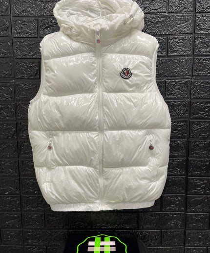 Smanicato Moncler White - Cappuccio removibile
