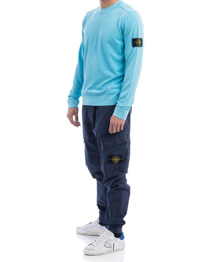 MAGLIONCINO AZZURRO - STONE ISLAND
