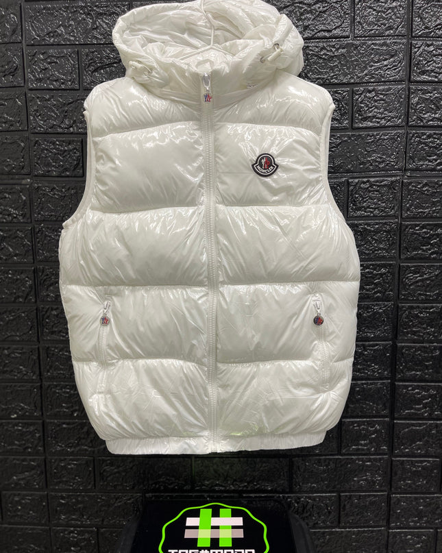 Smanicato Moncler White - Cappuccio removibile