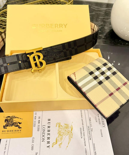Set BURBERRY - Cintura + Portafoglio