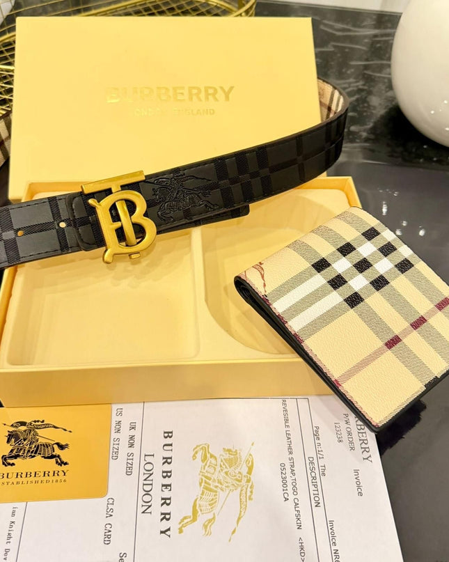 Set BURBERRY - Cintura + Portafoglio