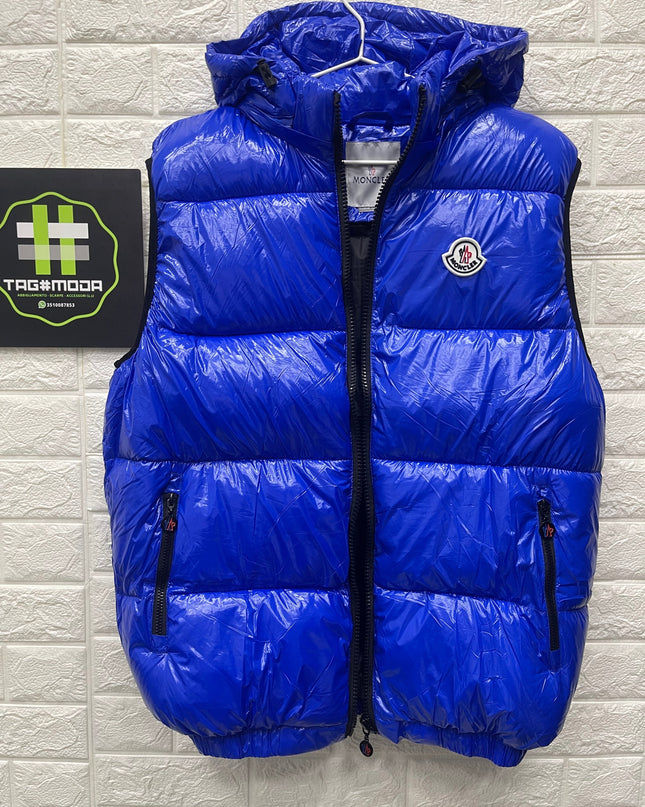 Smanicato Moncler Blu royal - Cappuccio removibile