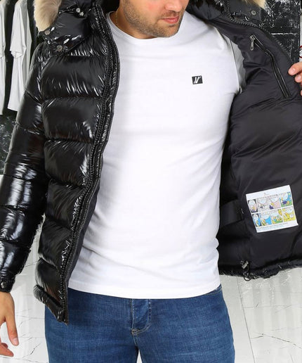 MONCLER PELLICCIA  - NERO UOMO