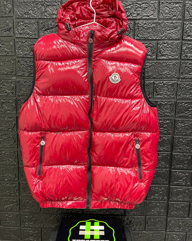 Smanicato Moncler Red - Cappuccio removibile