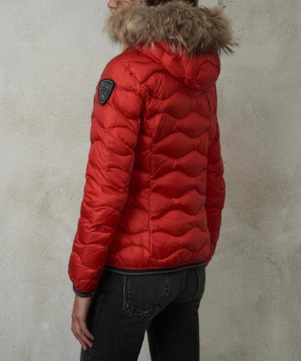 Blauer Donna - Rosso con pelliccia