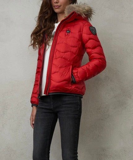 Blauer Donna - Rosso con pelliccia