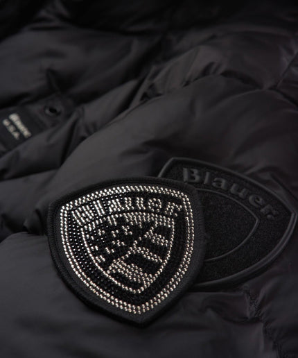 Blauer Donna - Lungo con pellicia nero