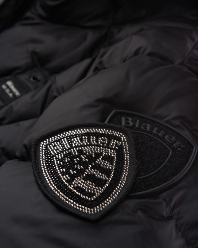 Blauer Donna - Lungo con pellicia nero