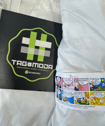 MONCLER BIANCO CON PELLICCIA - DONNA