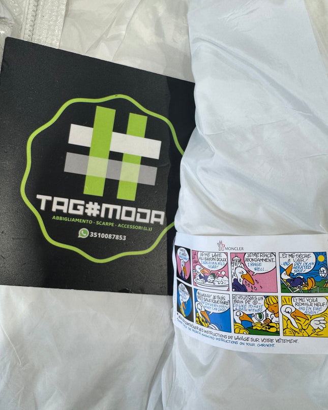 MONCLER BIANCO CON PELLICCIA - DONNA