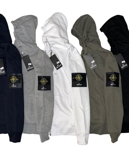 Felpa con zip - STONE ISLAND