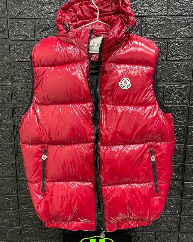 Smanicato Moncler Red - Cappuccio removibile
