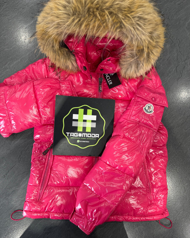MONCLER ROSA CON PELLICCIA - DONNA