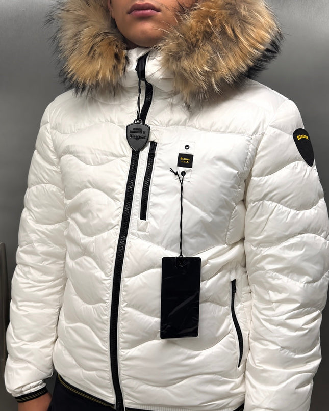 Blauer Fur - Men's White