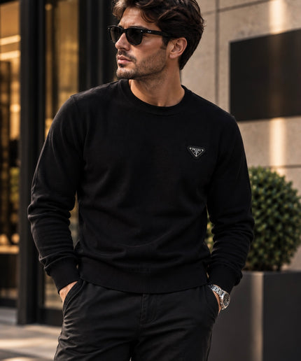 MAGLIONCINO NERO - PR/\DA