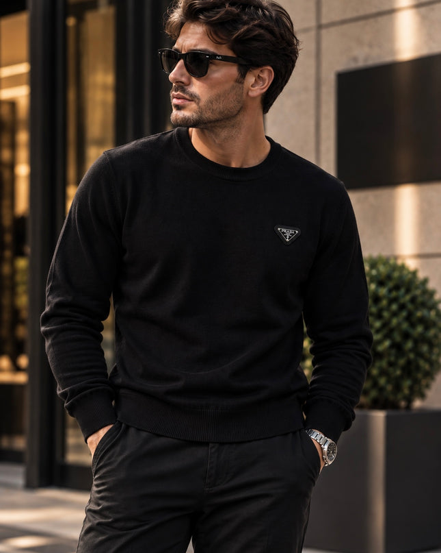 MAGLIONCINO NERO - PR/\DA
