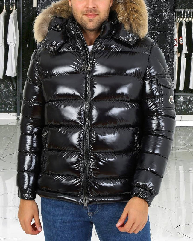 MONCLER PELLICCIA  - NERO UOMO