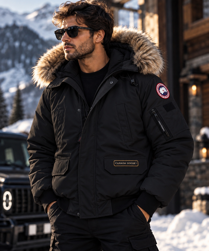 GIUBBOTTO INVERNALE - CANADA GOOSE CON PELLICCIA