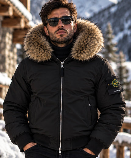 GIUBBOTTO INVERNALE - STONE ISLAND PELLICCIA