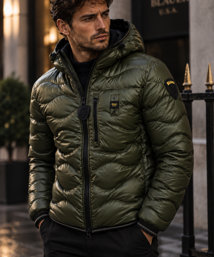 Blauer verde uomo